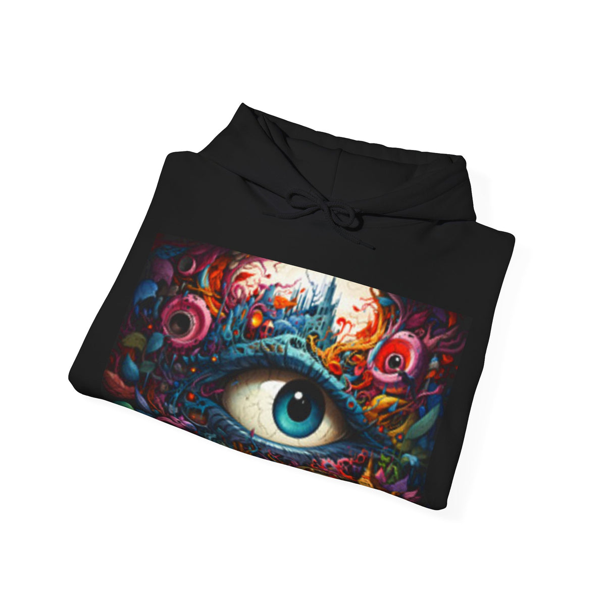 Mystic Eye Hoodie — Psychedelic Surreal Art Sweatshirt