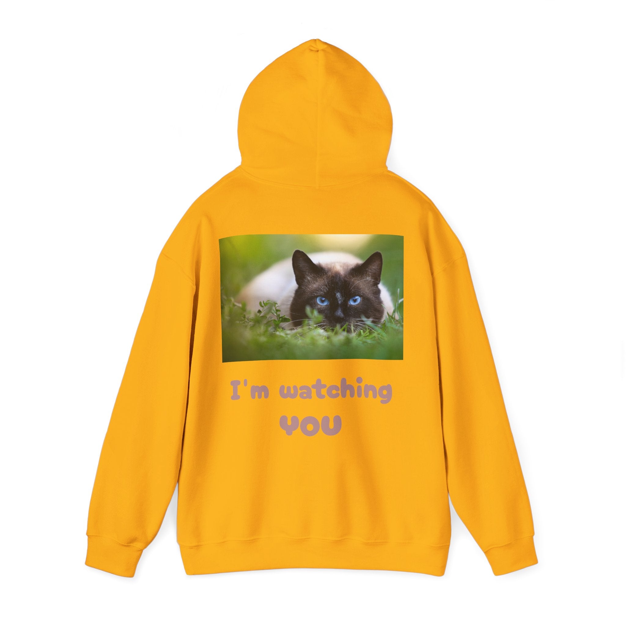 Siamese Cat Photo Hoodie – Blue-Eyed Cat Graphic Sweatshirt