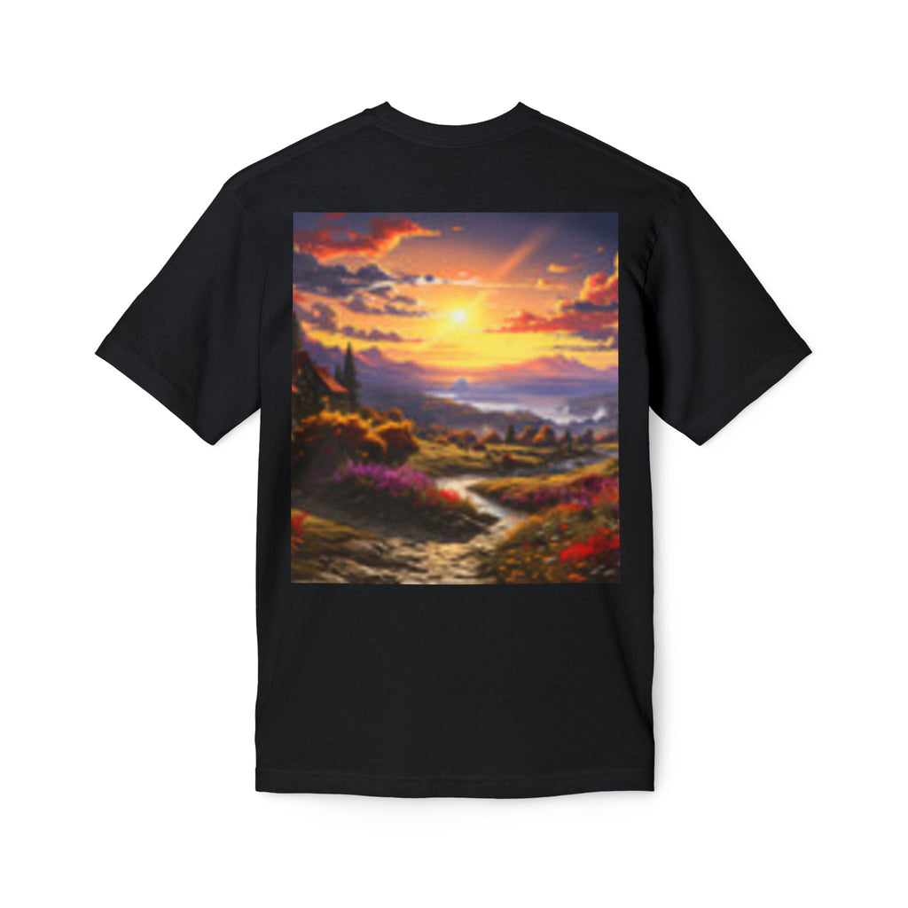 Wolf Spirit T‑Shirt — Scenic Sunset Landscape Graphic Tee