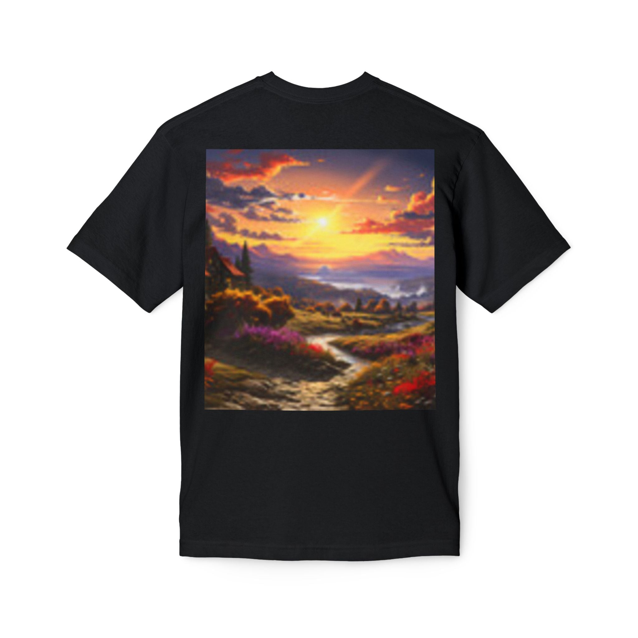 Wolf Spirit T‑Shirt — Scenic Sunset Landscape Graphic Tee
