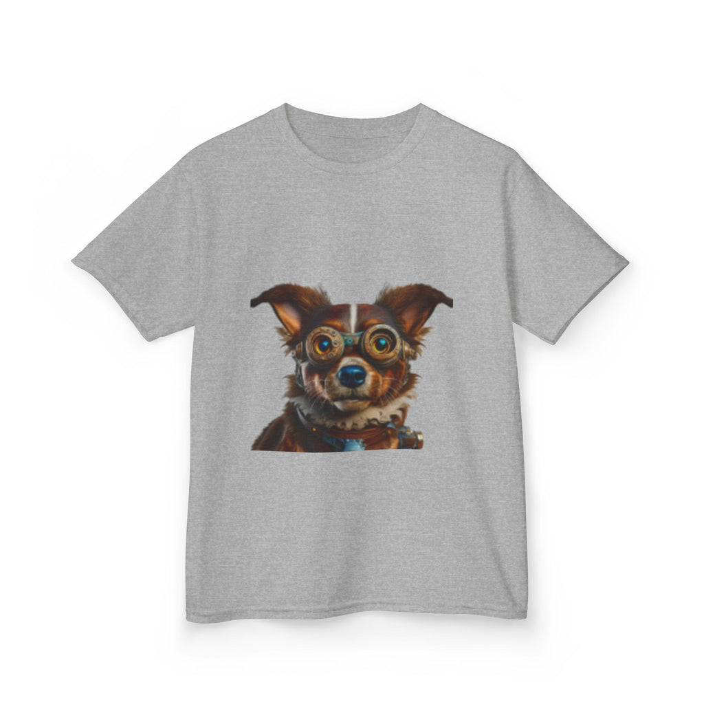 Kids T-Shirt — Cute Wide-Eyed Dog Portrait Tee for Children