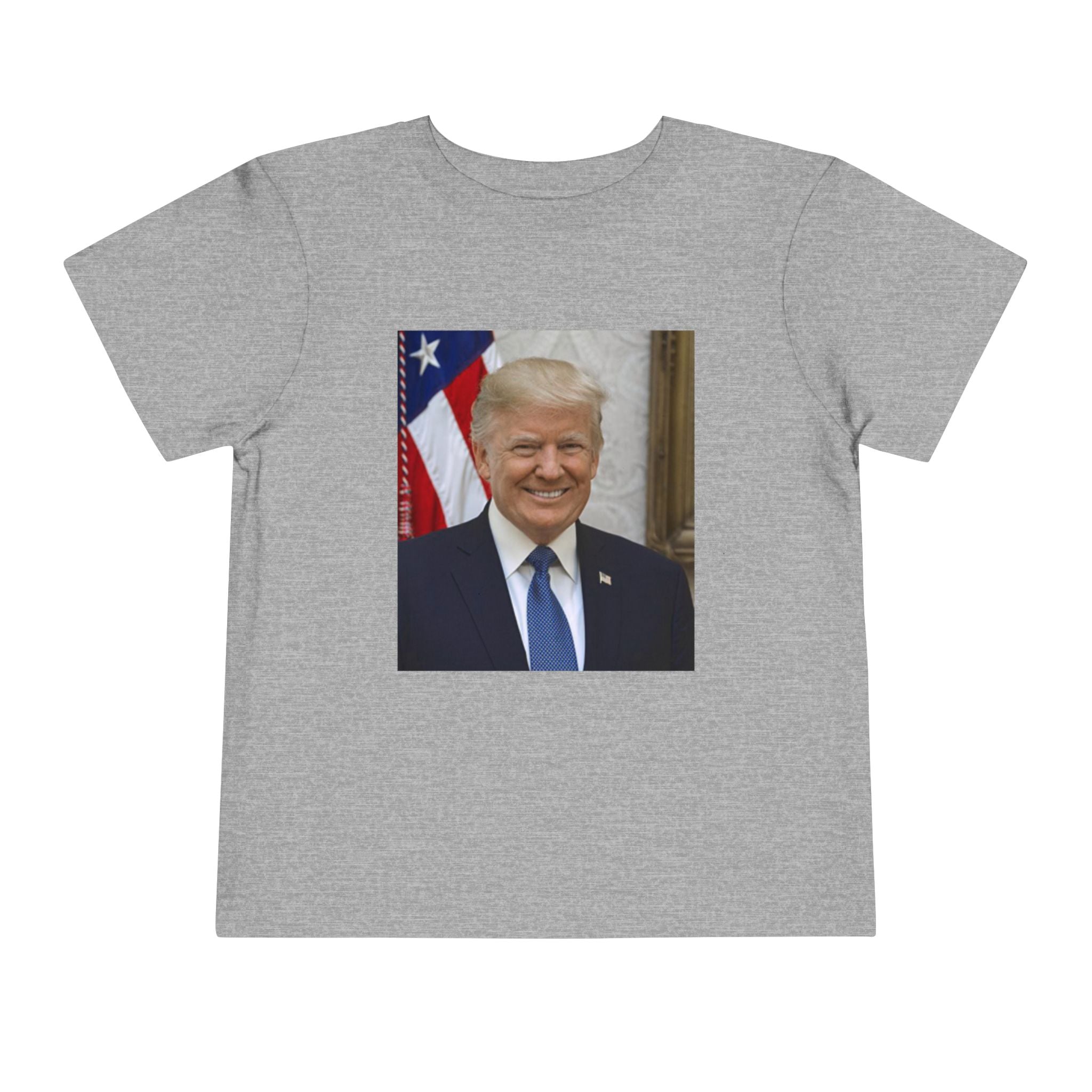 T-shirt pour enfant avec portrait patriotique et drapeau