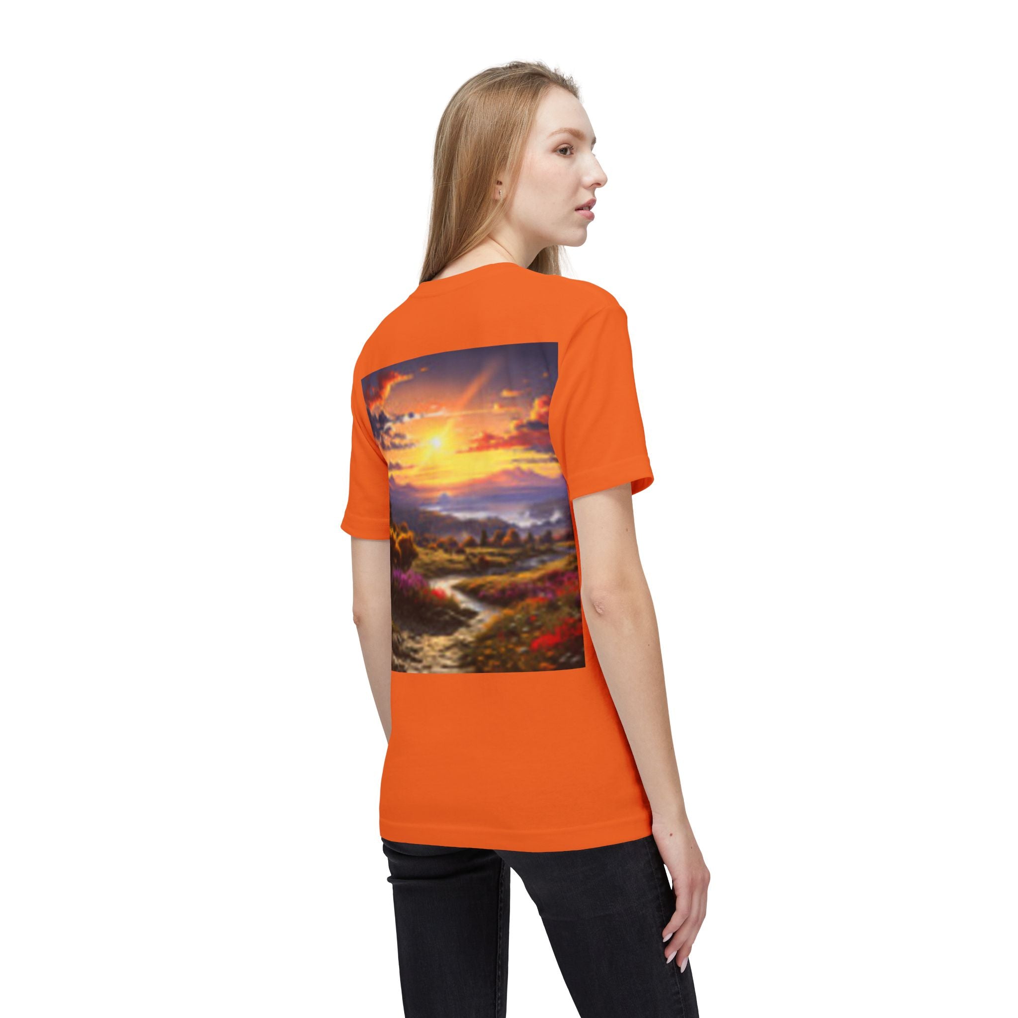 Wolf Spirit T‑Shirt — Scenic Sunset Landscape Graphic Tee