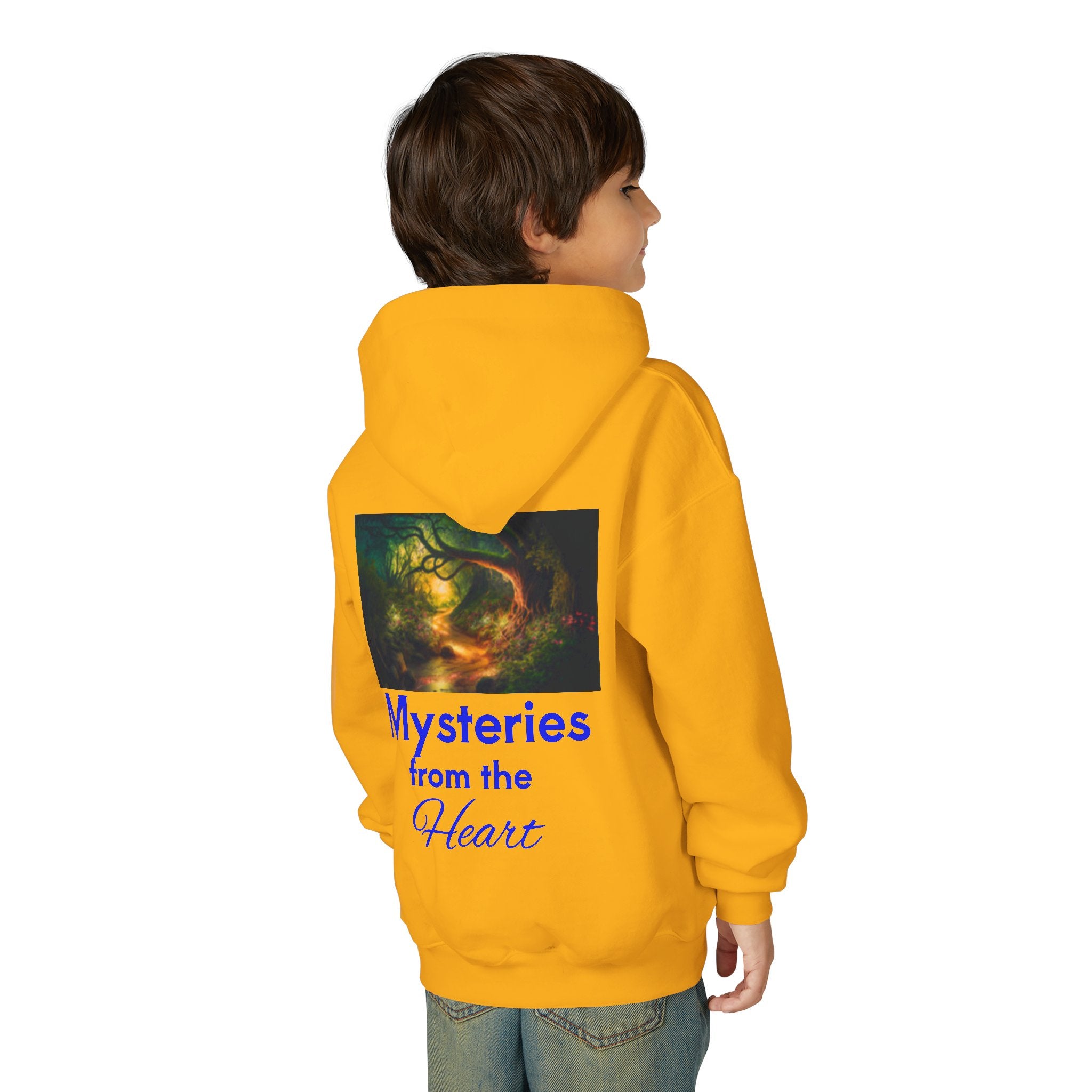 Youth Hoodie — Three Labrador Dogs at Sunset Photo Print