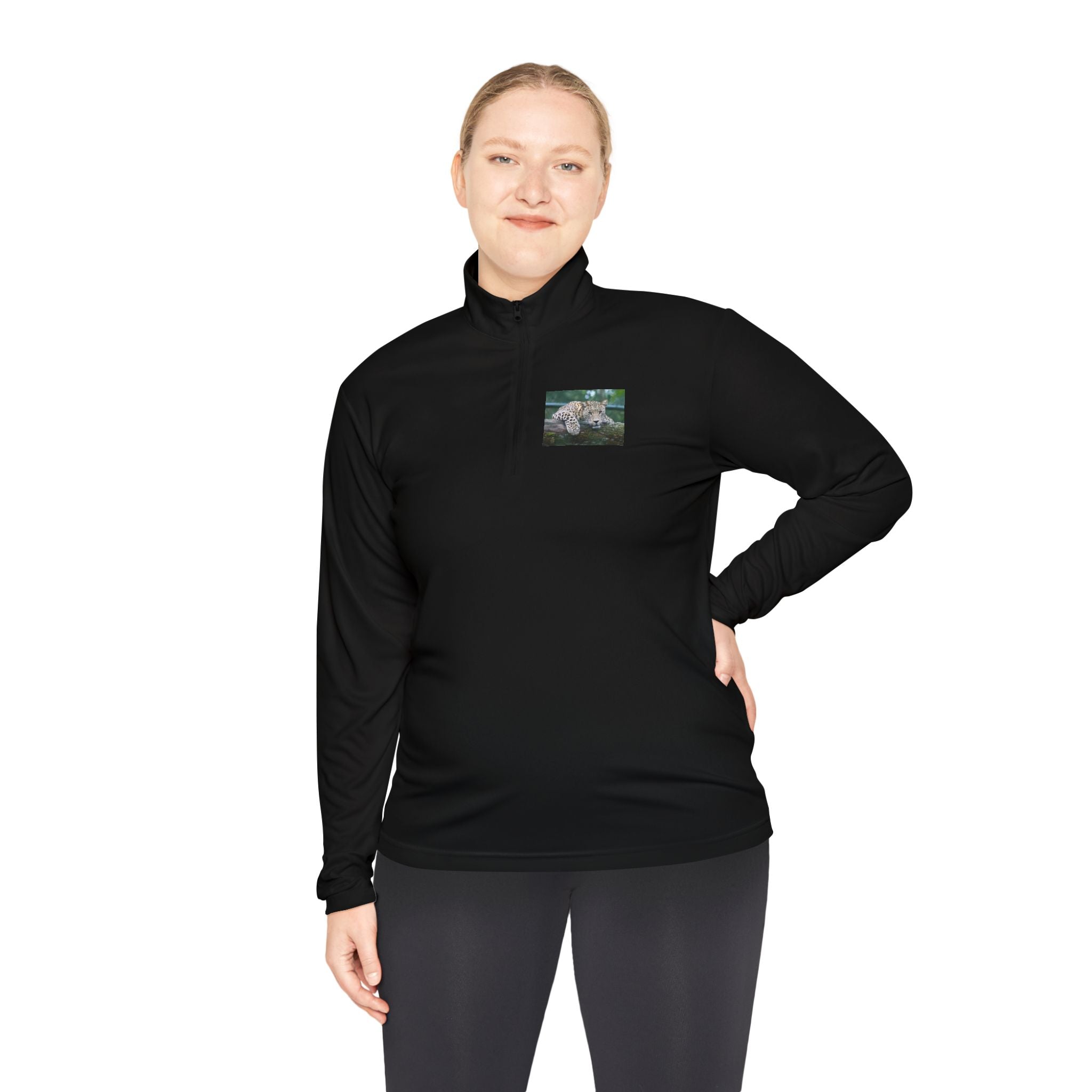 Dog Walk Sunset Quarter-Zip Pullover