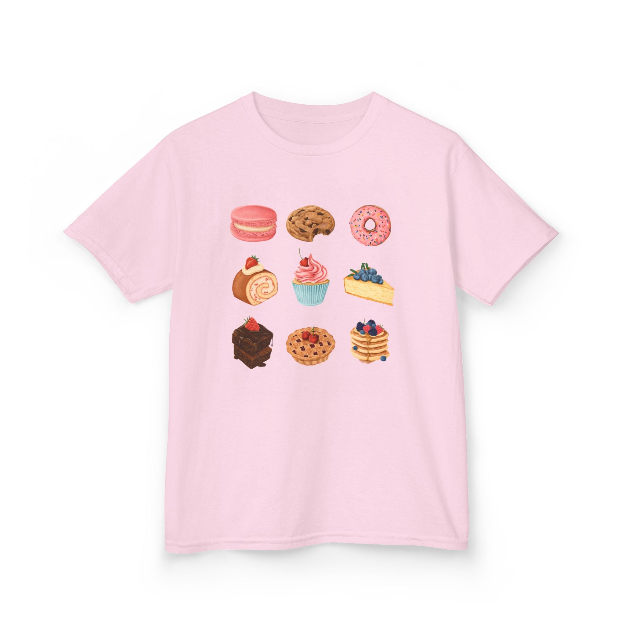 Kids Dessert T‑Shirt — Cute Pastry & Cupcake Graphic Tee