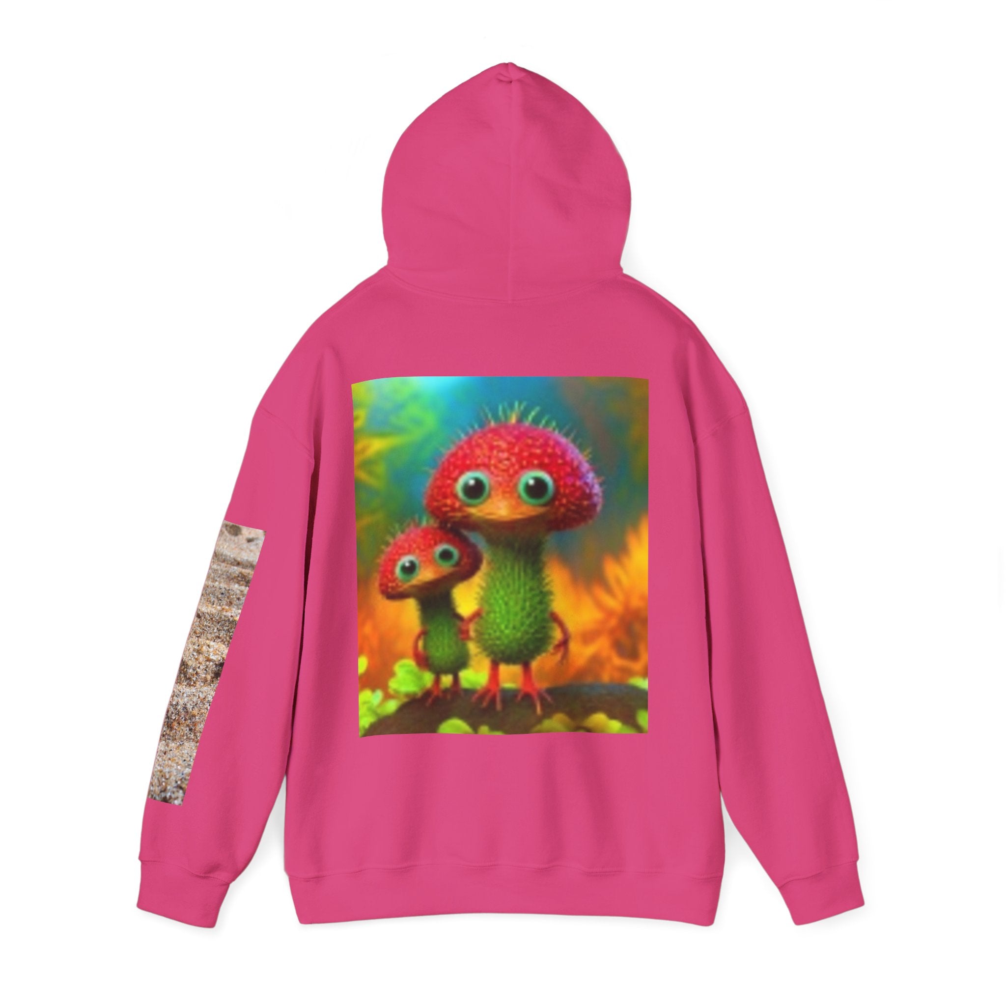 Mushroom Friends Hoodie — Cute Colorful Fungi Illustration Pullover