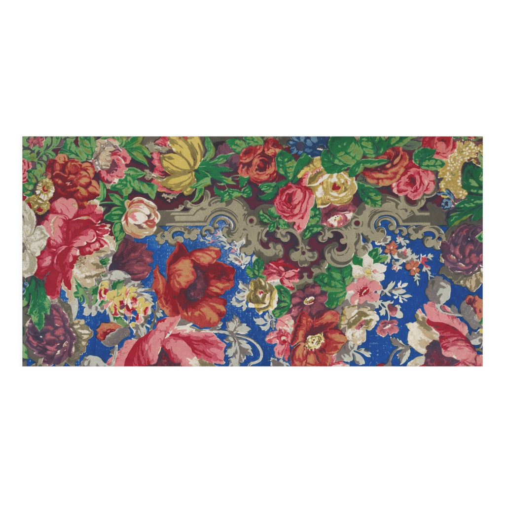 Floral Vintage Velvet Beach Towel