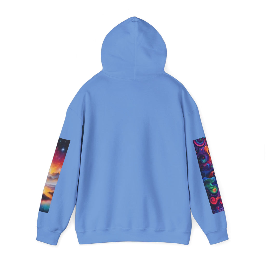 Silhouette Wolf Unisex Heavy Blend Hooded Sweatshirt Cozy All Night