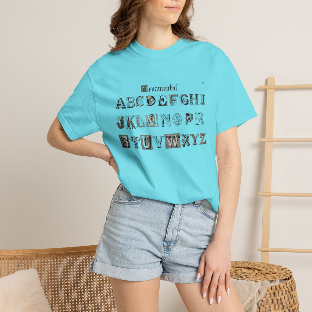 Vintage Alphabet Chart T-Shirt