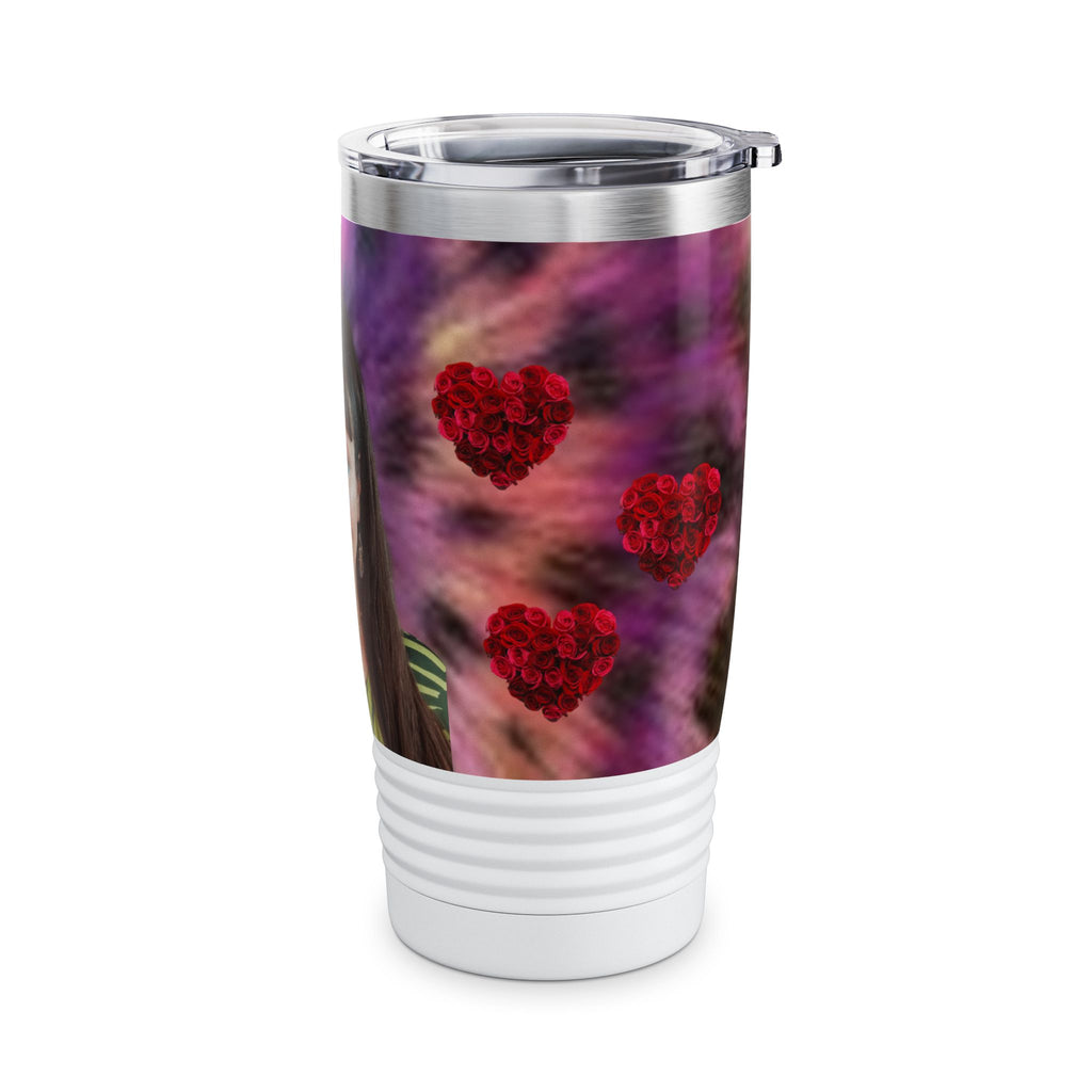 Mary Jordan Tumbler — Custom 20oz Ringneck Travel Mug with Name & Heart Design
