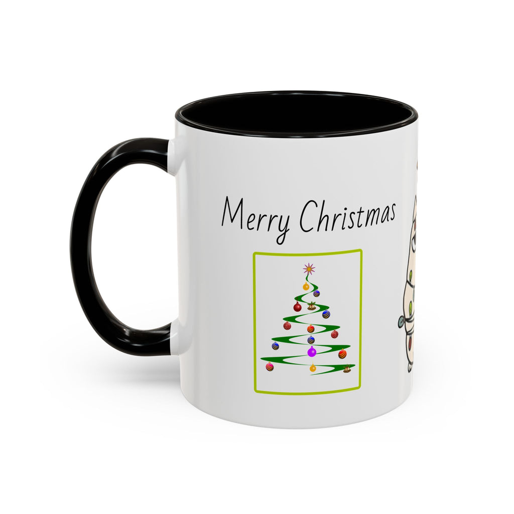 Grumpy Cat Wrapped in Christmas Lights Mug (11oz/15oz) & Hot Chocolate Recipe
