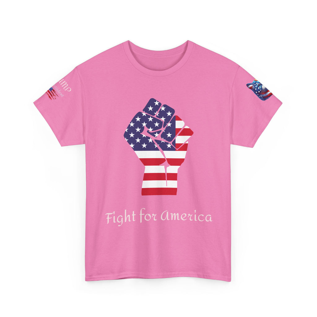 T-shirt patriotique Donald J TRUMP — Poing patriotique drapeau américain