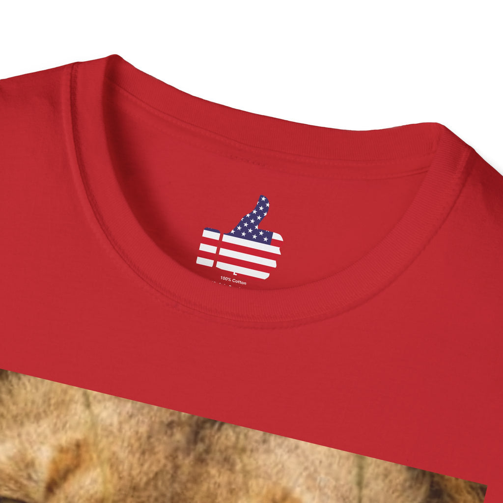 Lion Portrait T‑Shirt — Majestic Lion Face & Pride Photo Tee