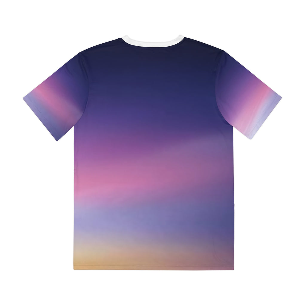 Men's Gradient Jungle Tee — Colorful Tropical Animals Graphic Shirt