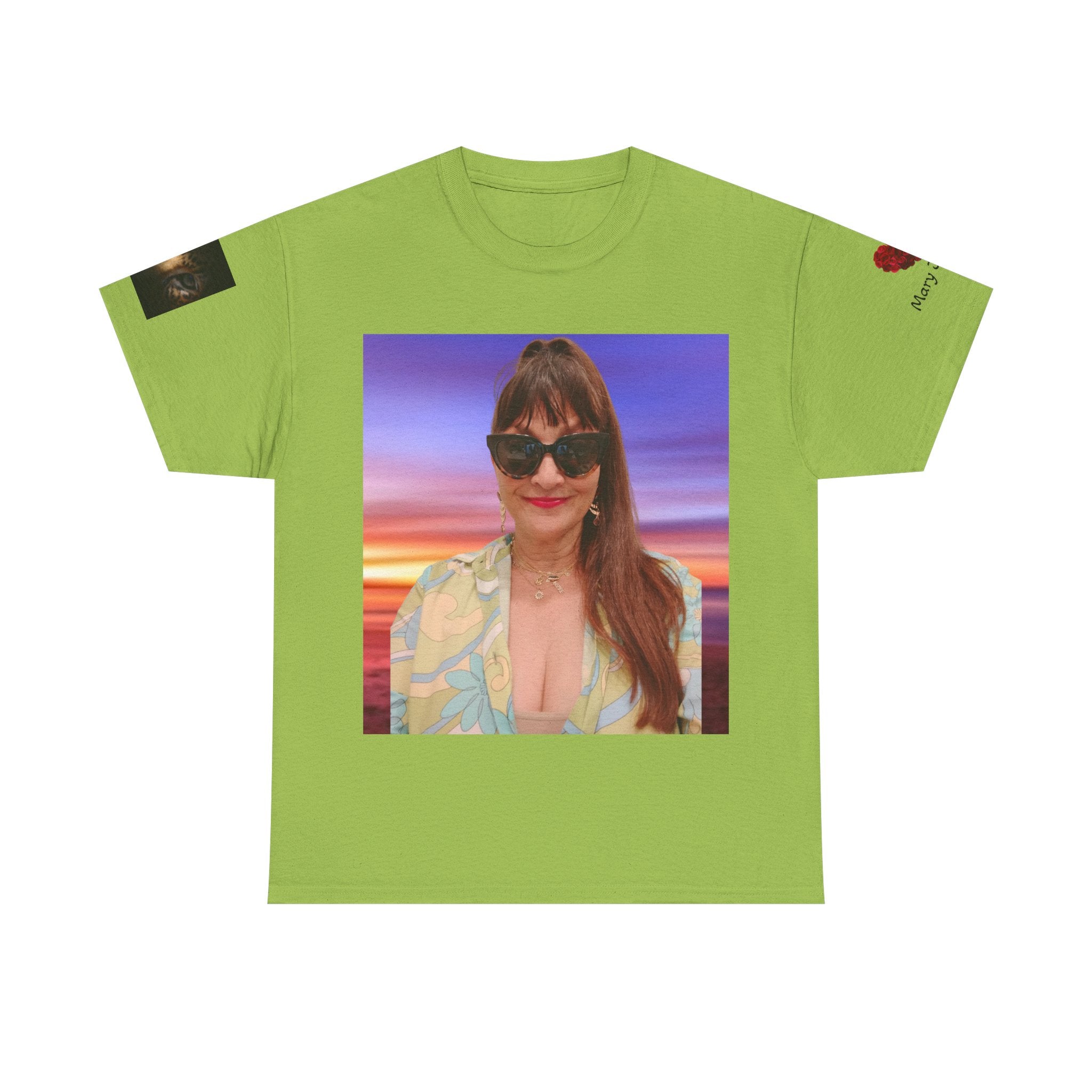 Mary Jordan  T-shirt— Retro Sunset Graphic T-Shirt