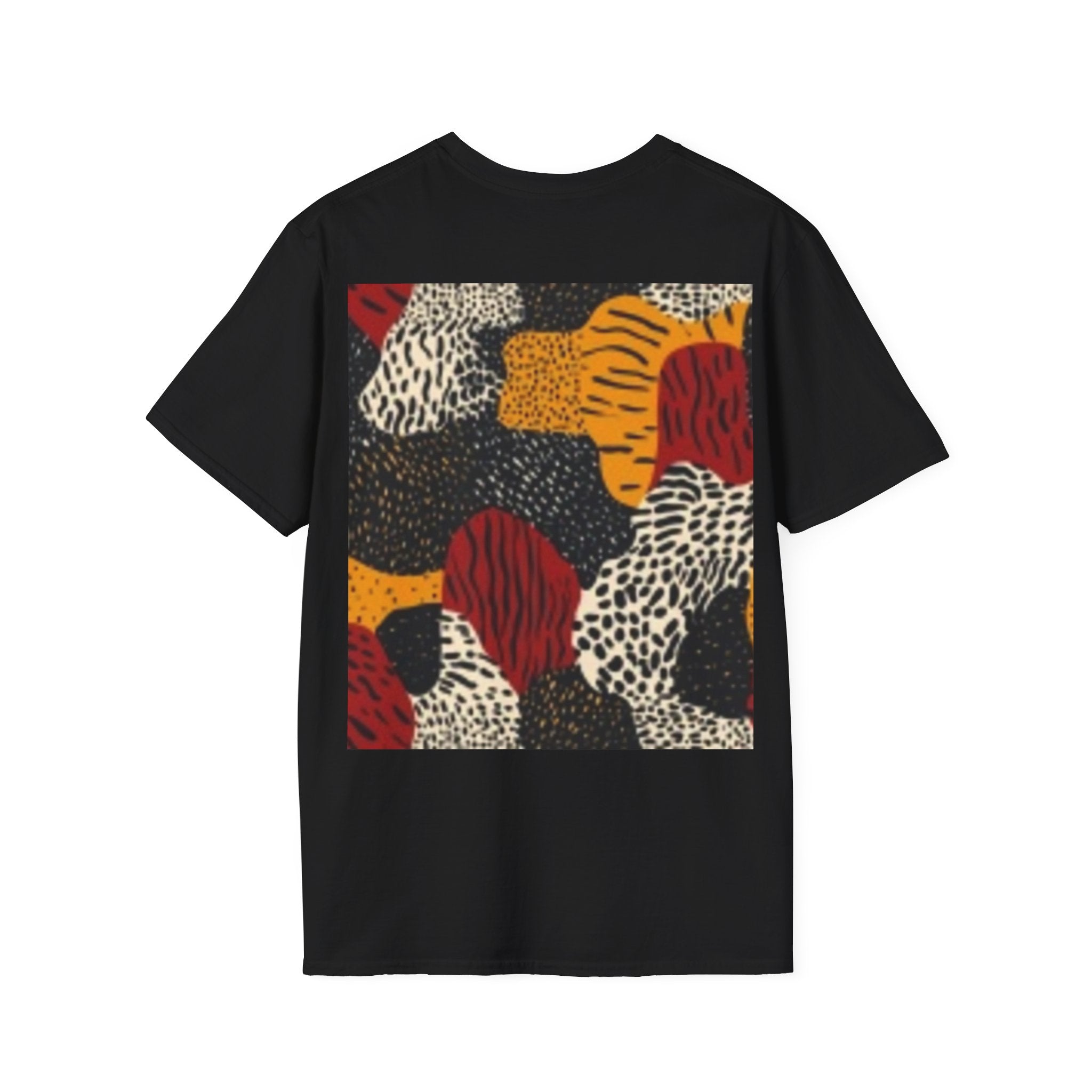 Leopard Art T-Shirt — Neon Rainbow Big Cat Graphic Tee