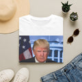 Political Portrait T‑Shirt — Patriotic Flag Headshot Tee
