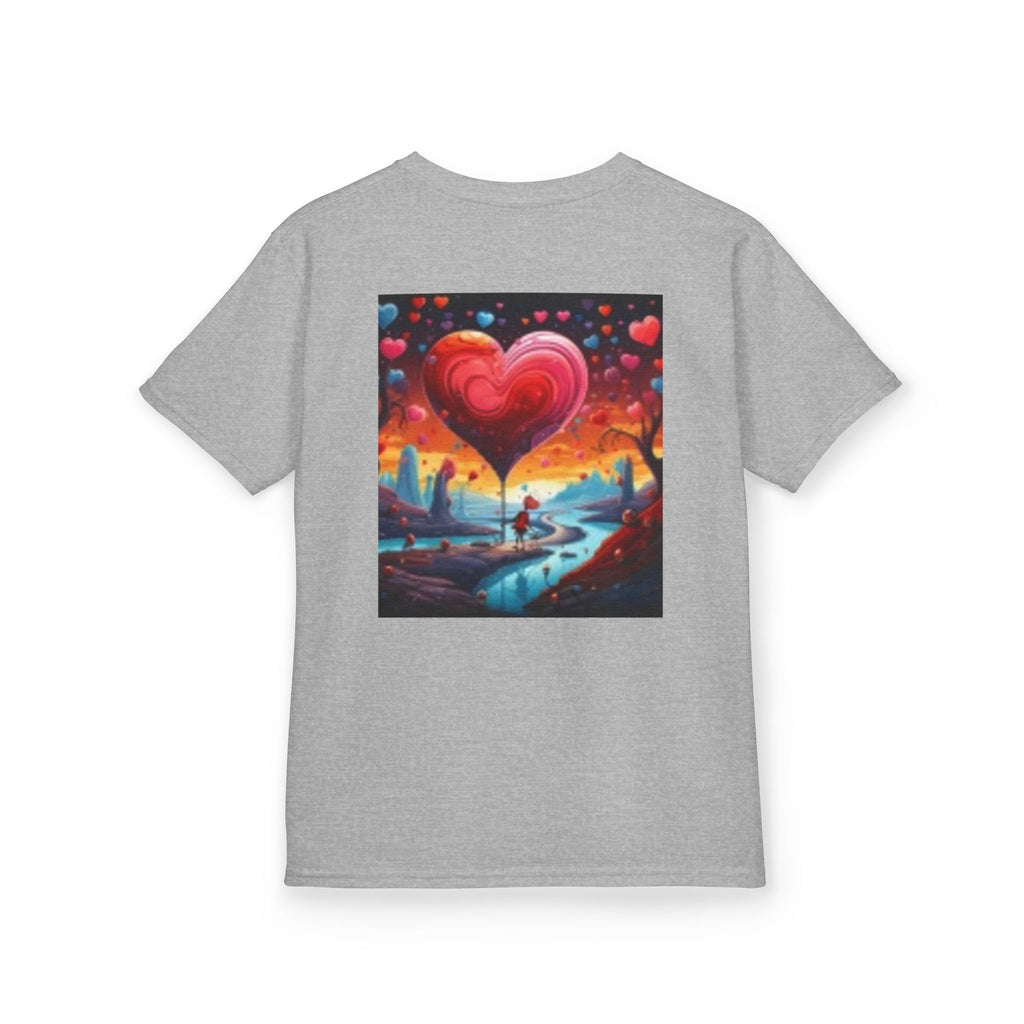 Kids T-Shirt — Cute Wide-Eyed Dog Portrait Tee for Children