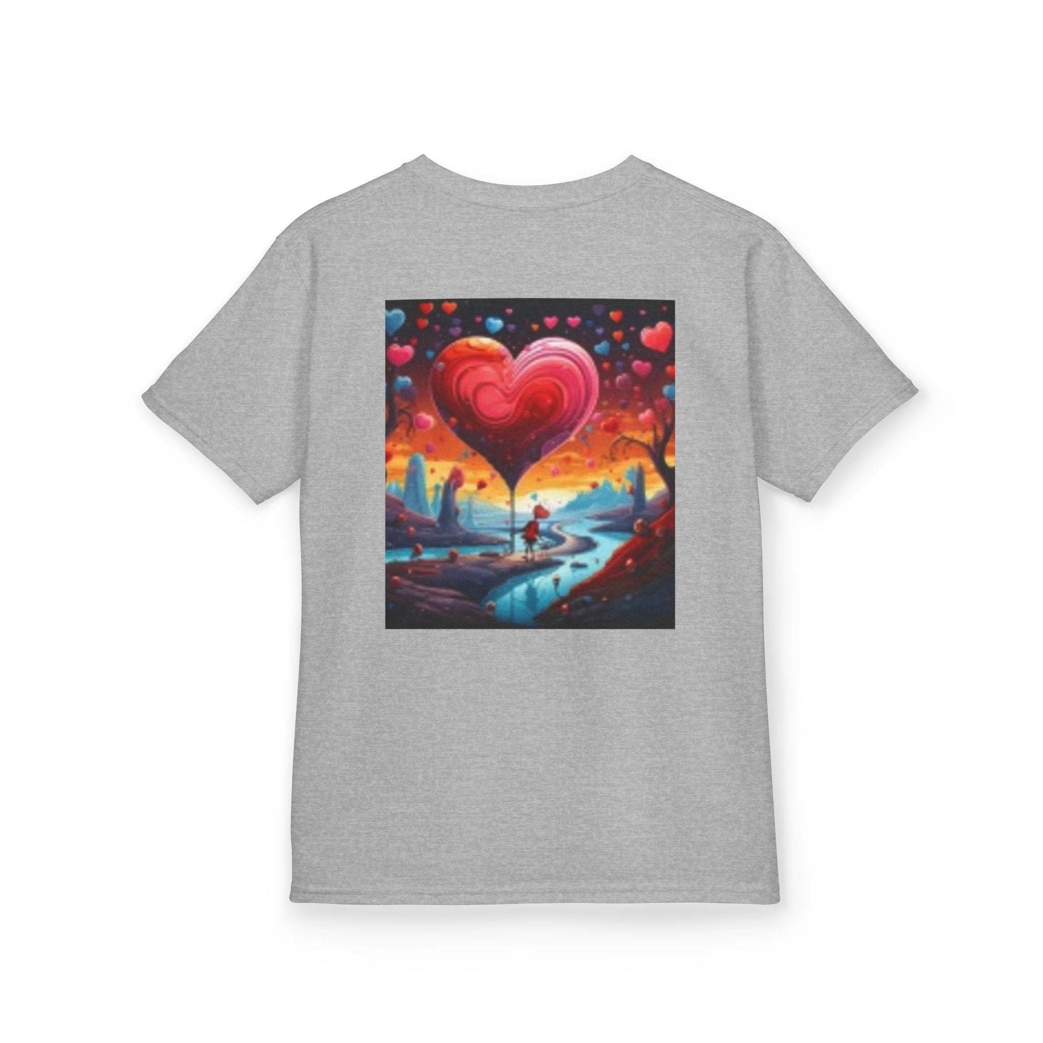 Kids T-Shirt — Cute Wide-Eyed Dog Portrait Tee for Children