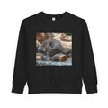 Toddler Sweatshirt - Cute Baby Elephant Nap Photo Sweatshirt for Kids