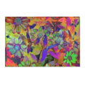 Colorful Flowers  Rug  36"x24" Great for every room