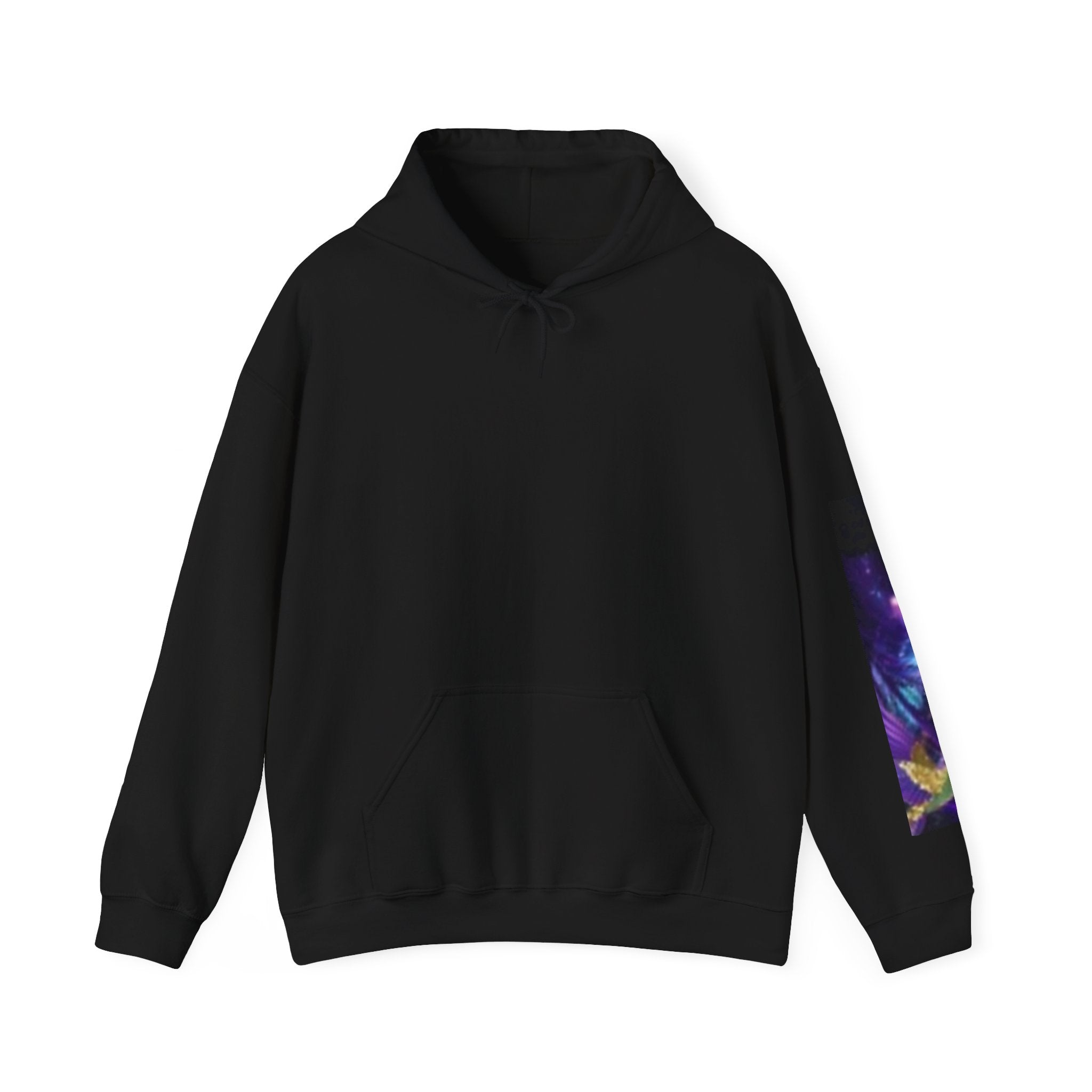 Fantasy Mushroom Landscape Hoodie — Psychedelic Forest Art Pullover