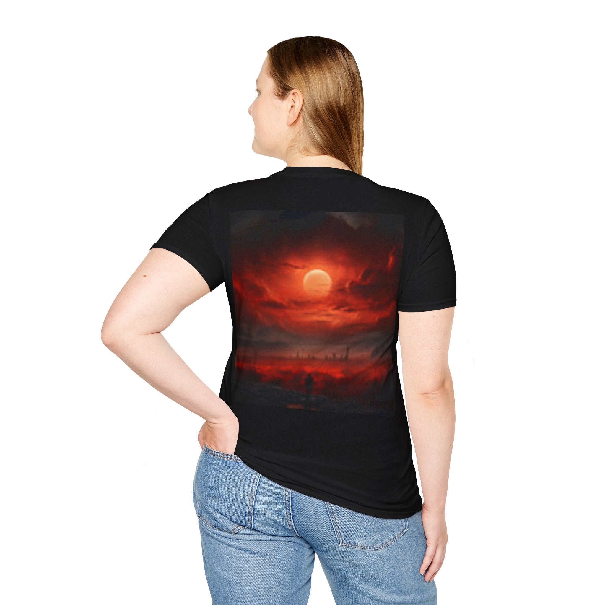 Bear Companion with a Sexy Woman T‑Shirt — Forest Muse Graphic T-shirt