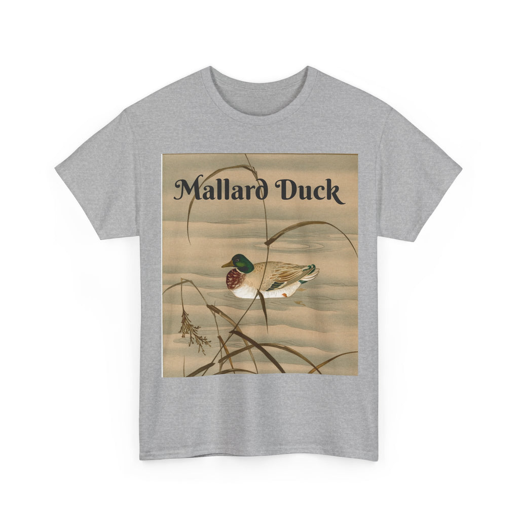 Vintage Duck Illustration Tee — Rustic Waterfowl Art T-Shirt