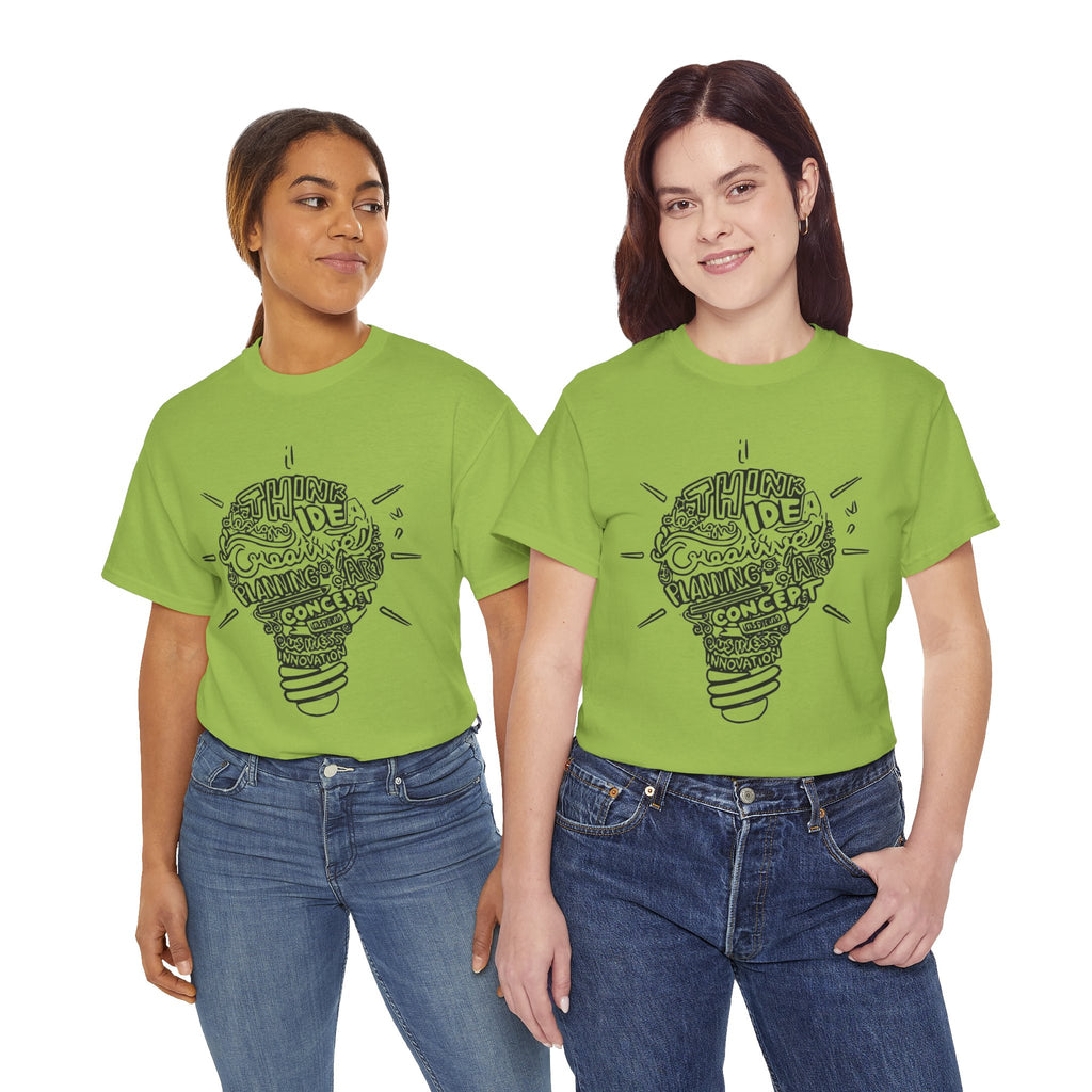 Idea Bulb T-Shirt – Creative Concept & Planning Lightbulb Design