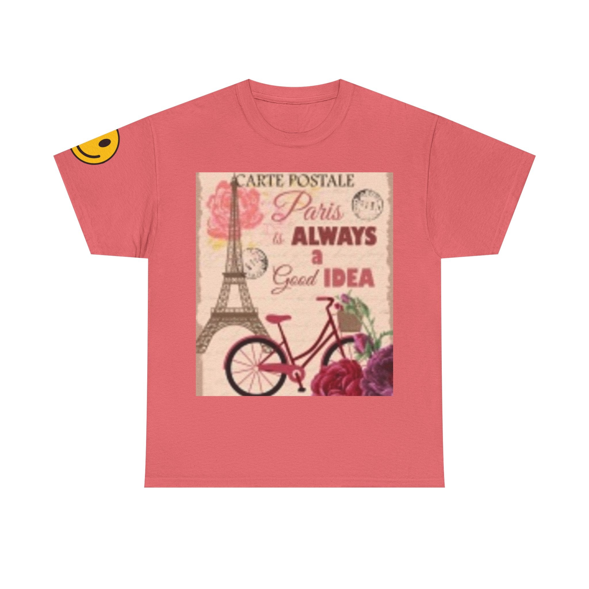 T-shirt Vélo Vintage Paris – T-shirt imprimé « Paris is Always a Good Idea »