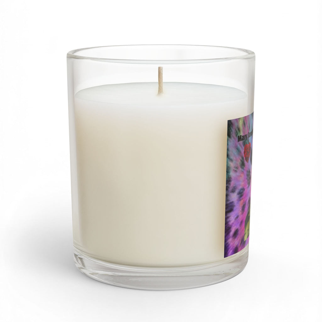 Mary Jordan  Glass Candle — Personalized Scented 11oz Candle with 'Mary Jordan' Design