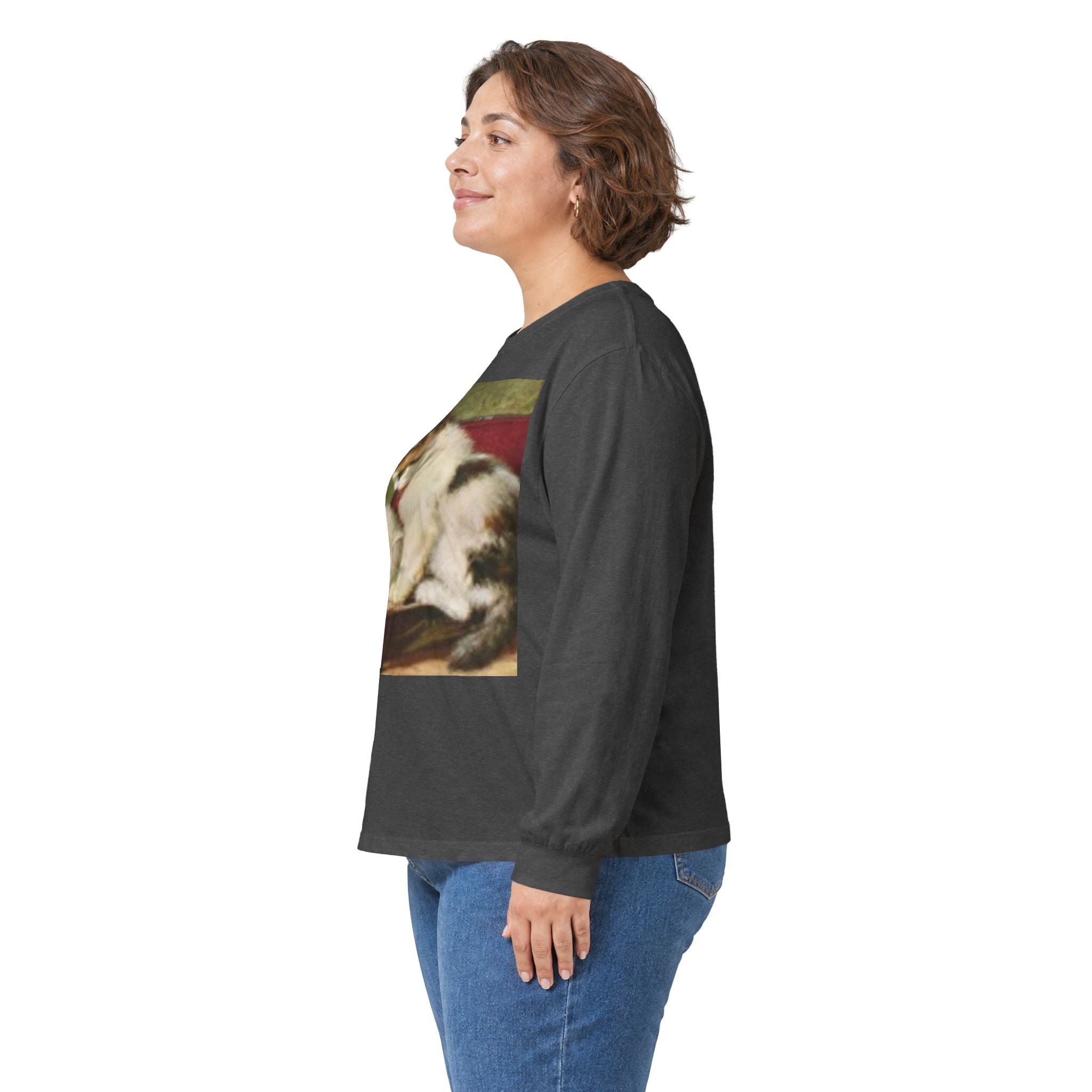 Puppy Play Vintage Art Long Sleeve Tee