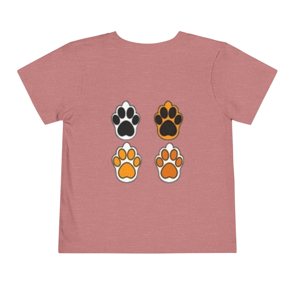 Toddler Tee — Playful Kitten and Fishbowl Graphic