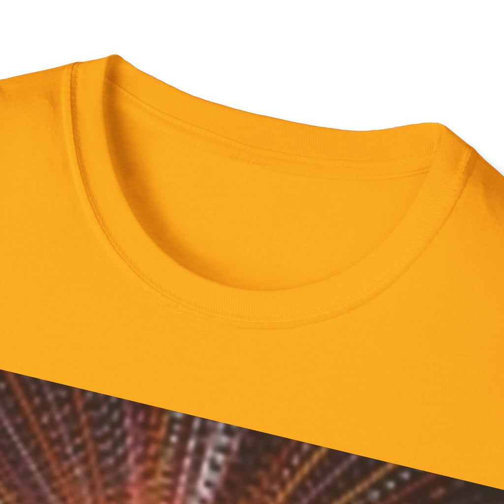 Sunburst T-Shirt — Retro Cosmic Landscape Graphic Tee
