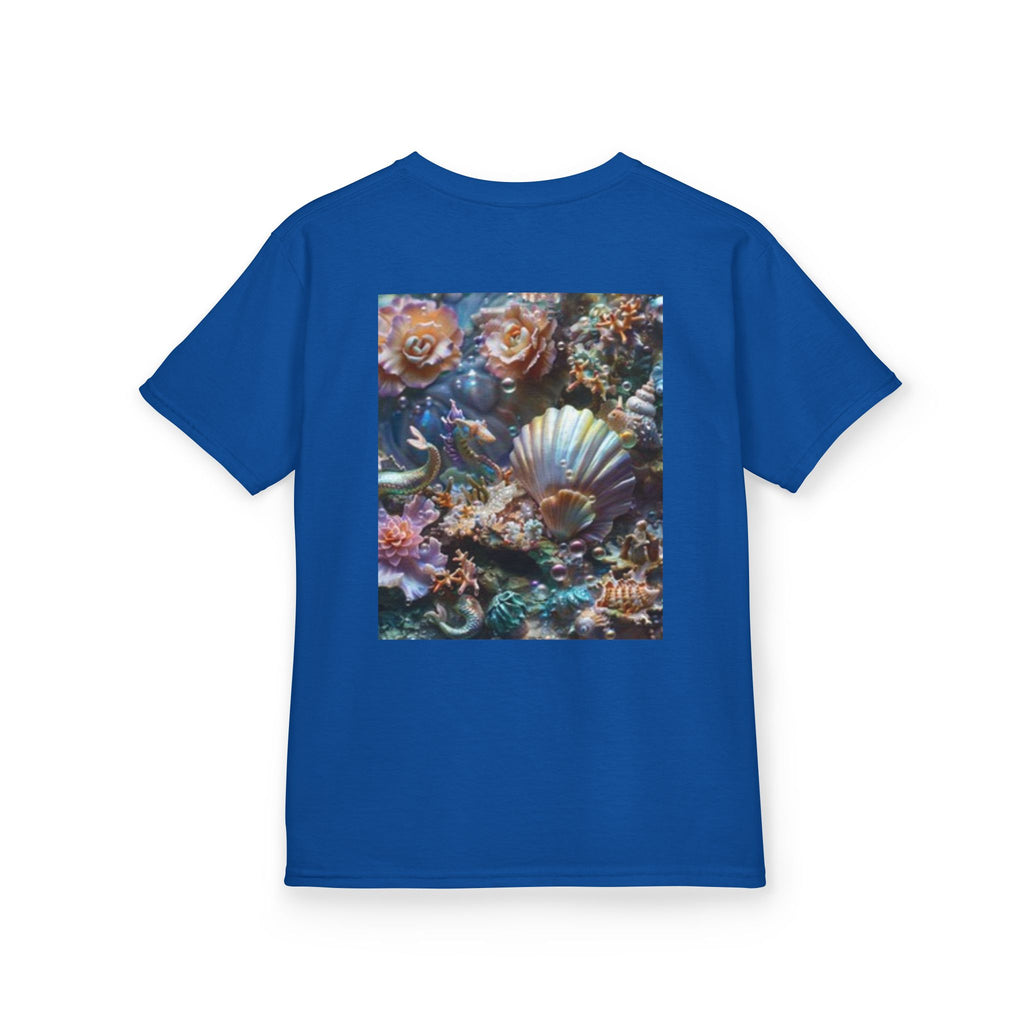 Kids Whale Tee — Neon Ocean Moon Kids T-Shirt