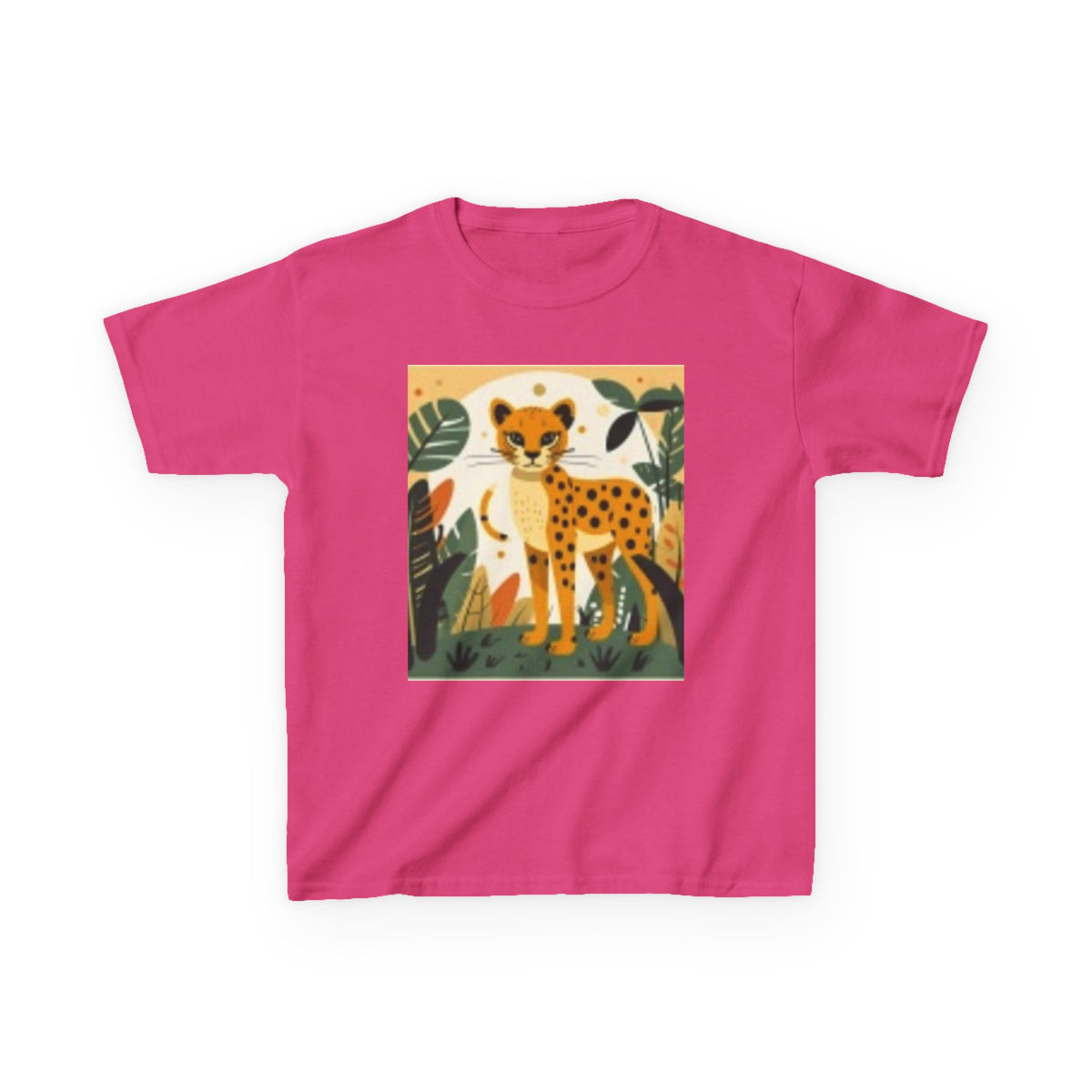 Kids Cheetah Tee — Cute Jungle Animal Shirt for Boys & Girls