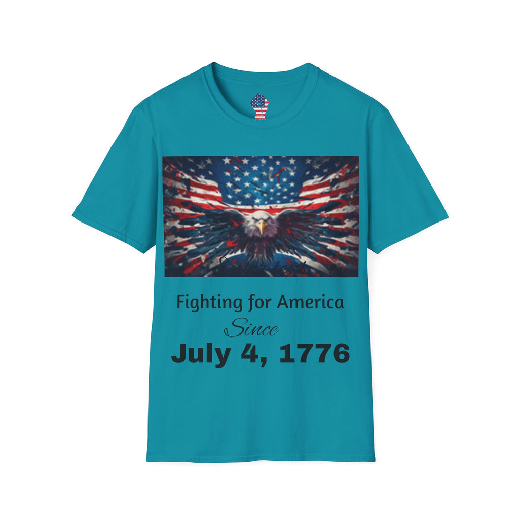 Patriotic Eagle T-Shirt — American Flag Bald Eagle I Love America!