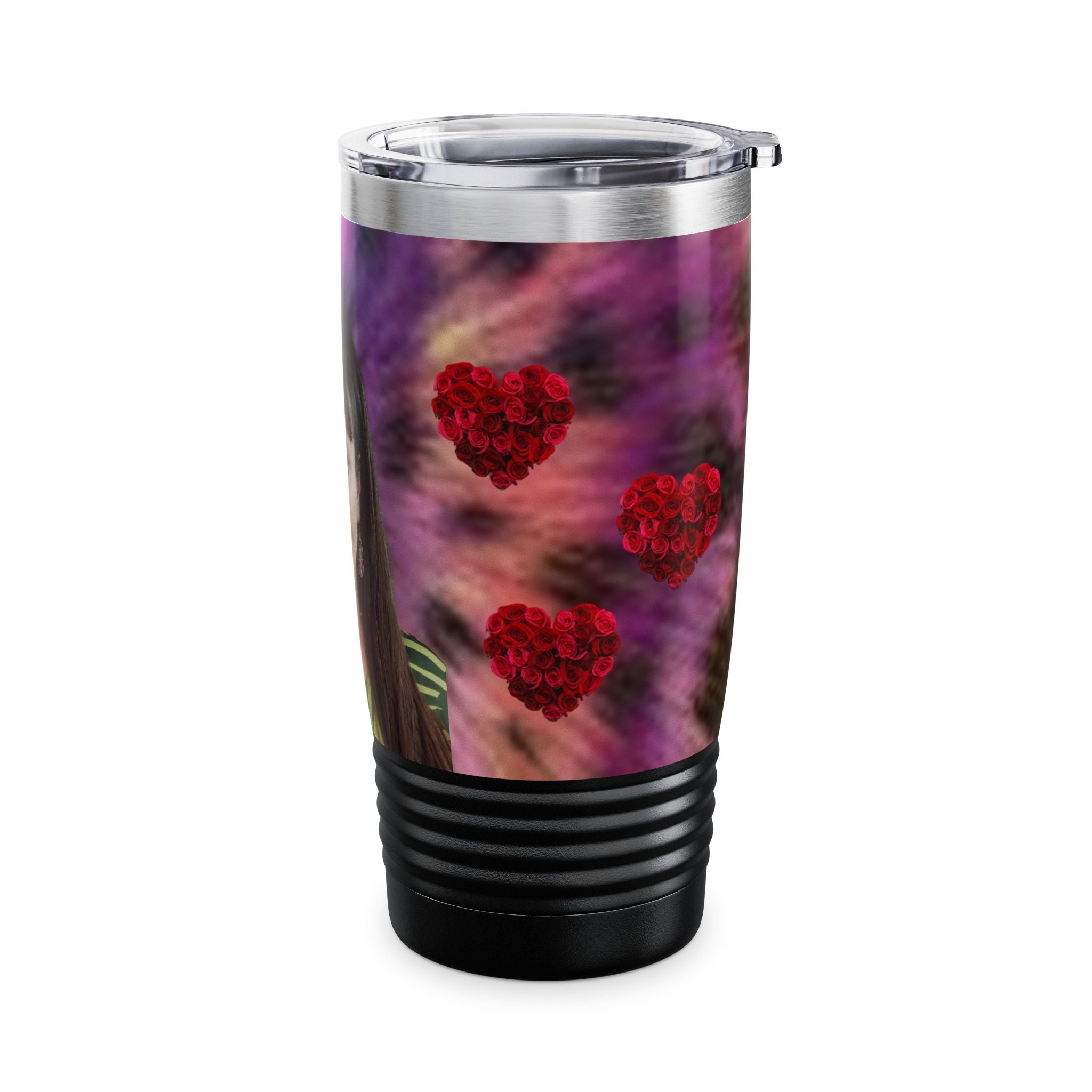 Mary Jordan Tumbler — Custom 20oz Ringneck Travel Mug with Name & Heart Design