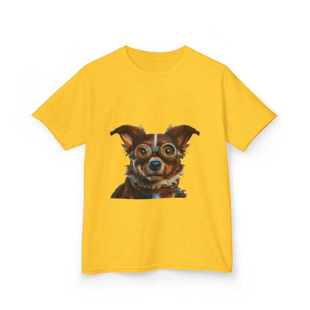 Kids T-Shirt — Cute Wide-Eyed Dog Portrait Tee for Children