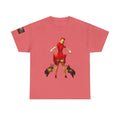 Pin-Up Girl Tee with French Bulldogs — Retro 1950s Rockabilly Fashion T-Shirt