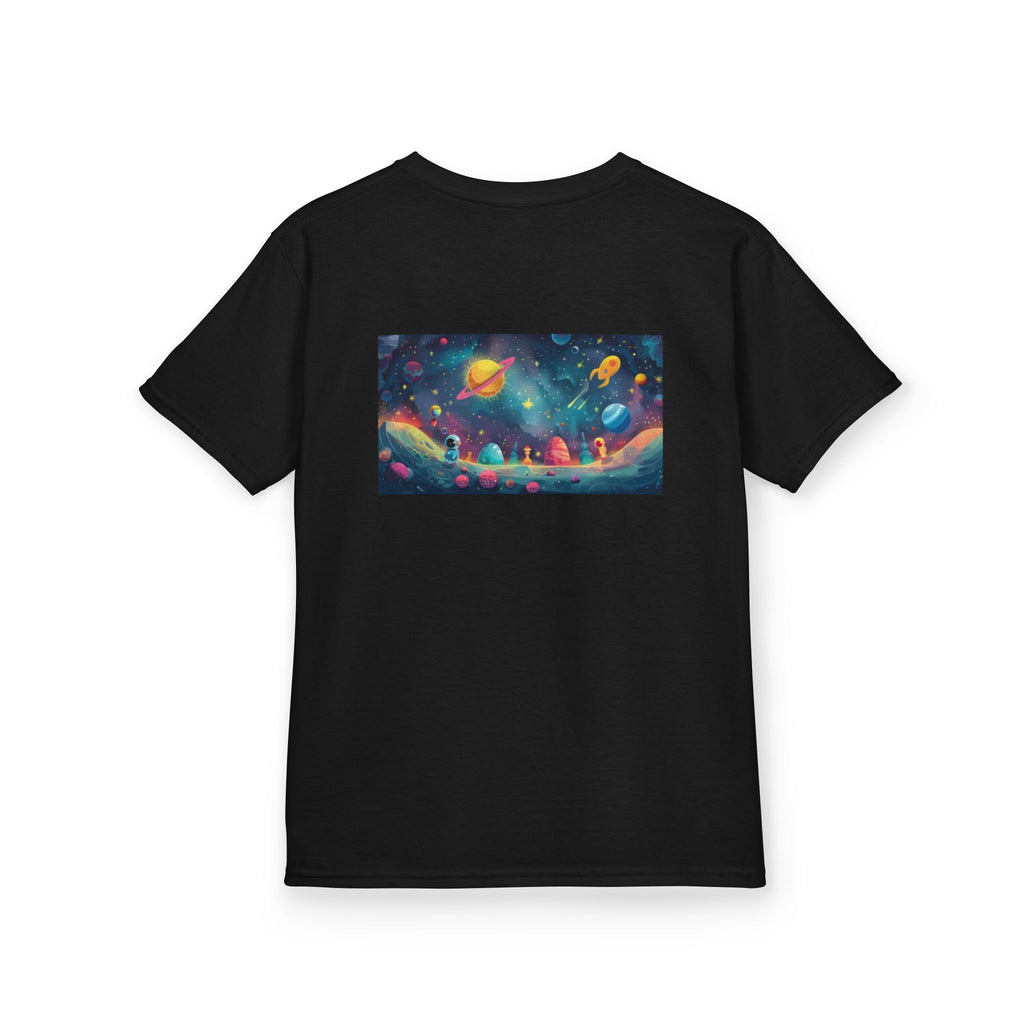 Kids Alien Space I Believe in You T-shirt — Colorful Extraterrestrial Galaxy Shirt