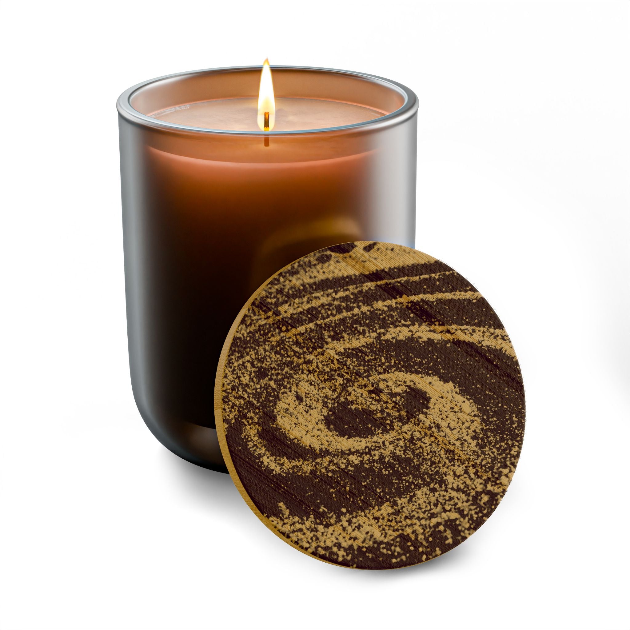 Swirl Sand Engraved 14oz Scented Soy Candle – Swirl Lid Aromatherapy Candle