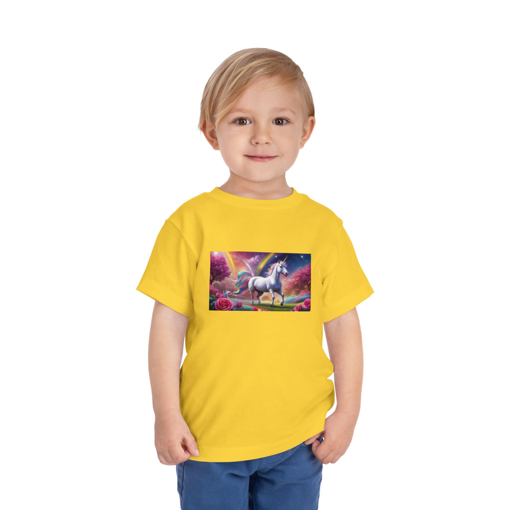 Unicorn Fantasy Toddler T-shirt — Magical Rainbow Unicorn Shirt
