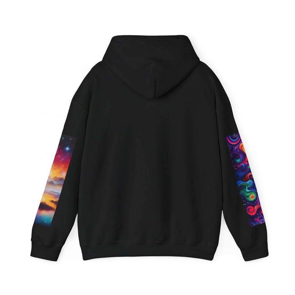 Silhouette Wolf Unisex Heavy Blend Hooded Sweatshirt Cozy All Night