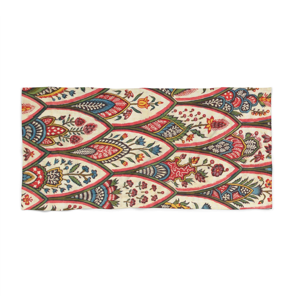 Bohemian Floral Paisley Beach Towel