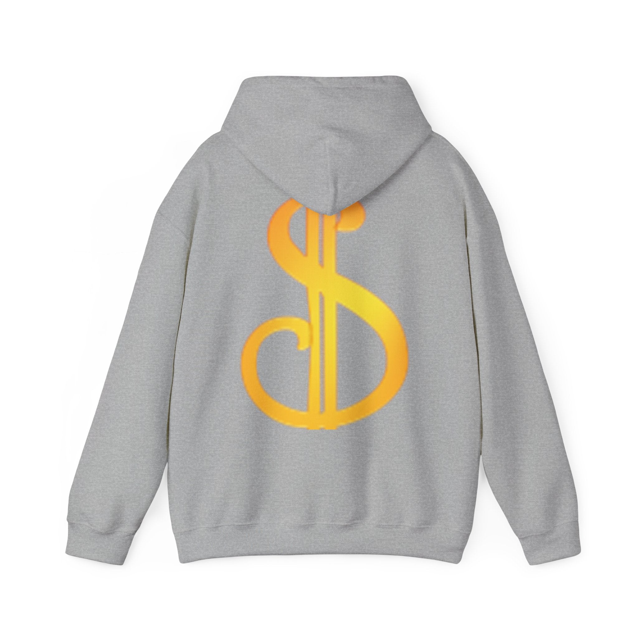 Dollar Sign Hoodie — Graphic Back Logo Streetwear Sweatshirt
