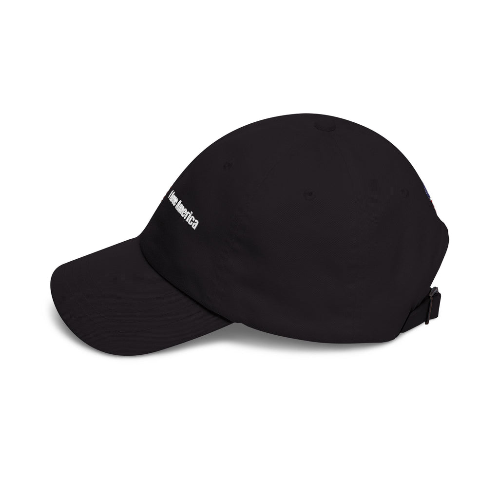 Embroidered Waving American Flag Dad Cap — Classic Patriotic Baseball Hat