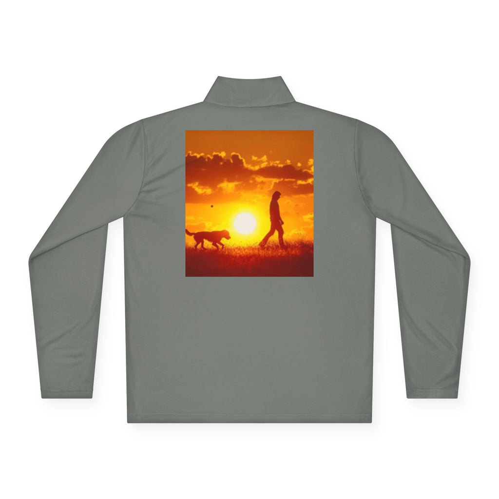 Dog Walk Sunset Quarter-Zip Pullover