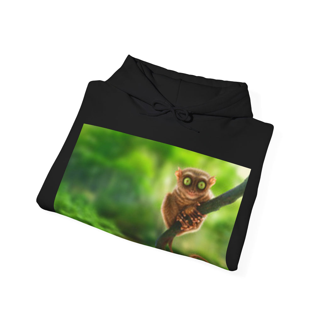 Tarsier Hoodie – Cute Tropical Night Monkey Graphic Sweatshirt